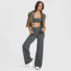 Cross-Border Peach Hip Lifting Wide-Leg Yoga Pants - Women's High Waist, High Elasticity, Straight Tube Sports Fitness Wear