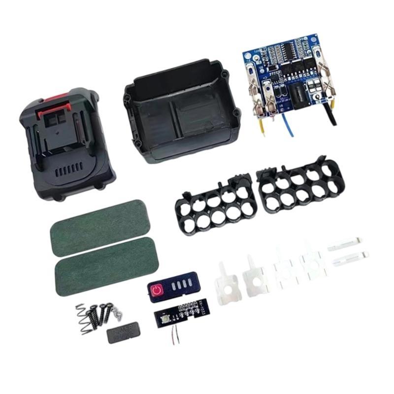 652F ABS Plastic Battery Case For Power Tool Accessories 10/15/20 Cores Shell With Short Circuits Protections Burning Management