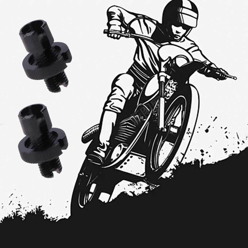 2pcs Motorcycle Handle Brake Hose M10 Screw Motorcycle Clutch Cable Aluminum Adjuster Clips Motorcycle Brake Cable Fixing Screws