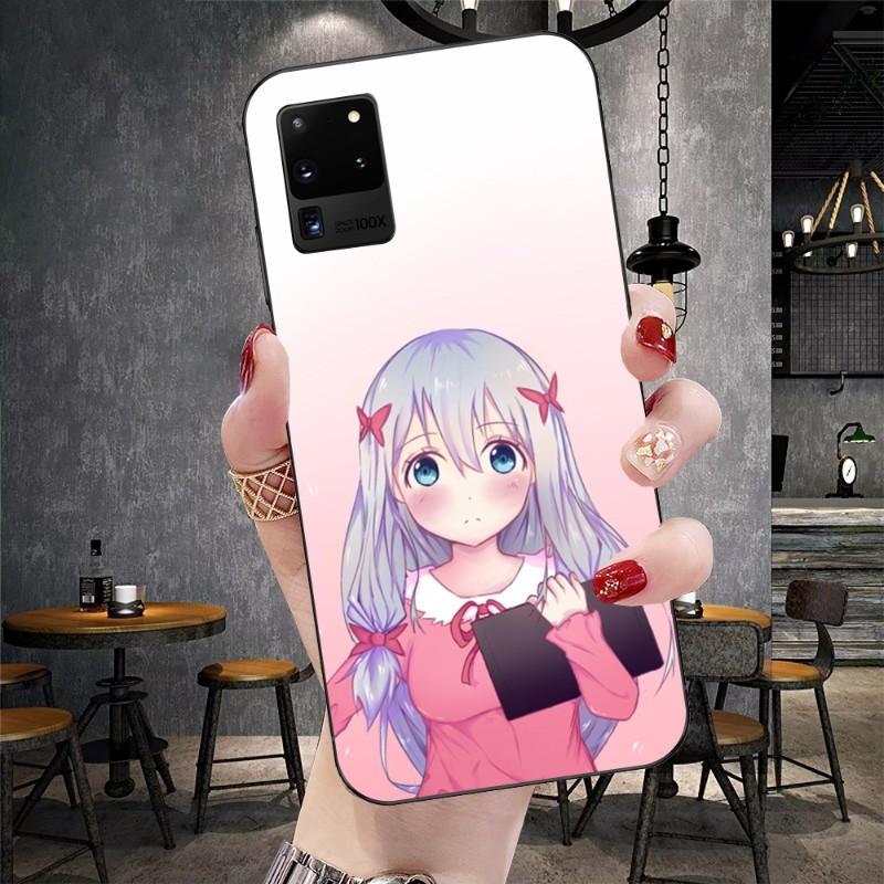 Eromanga Sensei Manga Anime Phone Case For Samsung Galaxy S6 S7 S8 S9 S10 S21 S22 Plus Ultra Soft Black Phone Cover