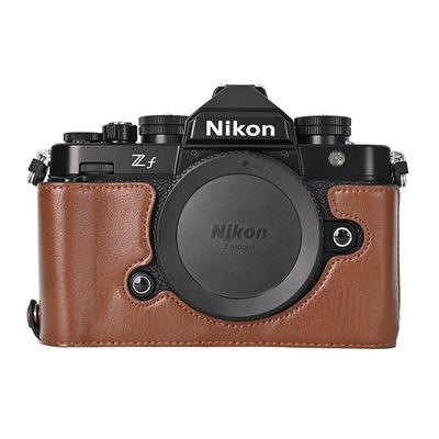 PU Leder Kamera Halbkörperhülle Für Nikon Zf ZF Batterieöffnung Bodenabdeckung