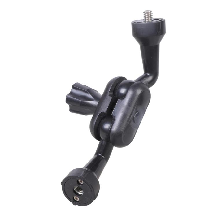 Doppelgewinde Kameraadapterstange Drehbarer Verbinder für Stative Halterungen Actionkameras Inklusive rutschfester Unterlage 12cm