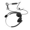 Wired Noise Reduction Binaural Business Headphone with Mic for Call Center Customer Service