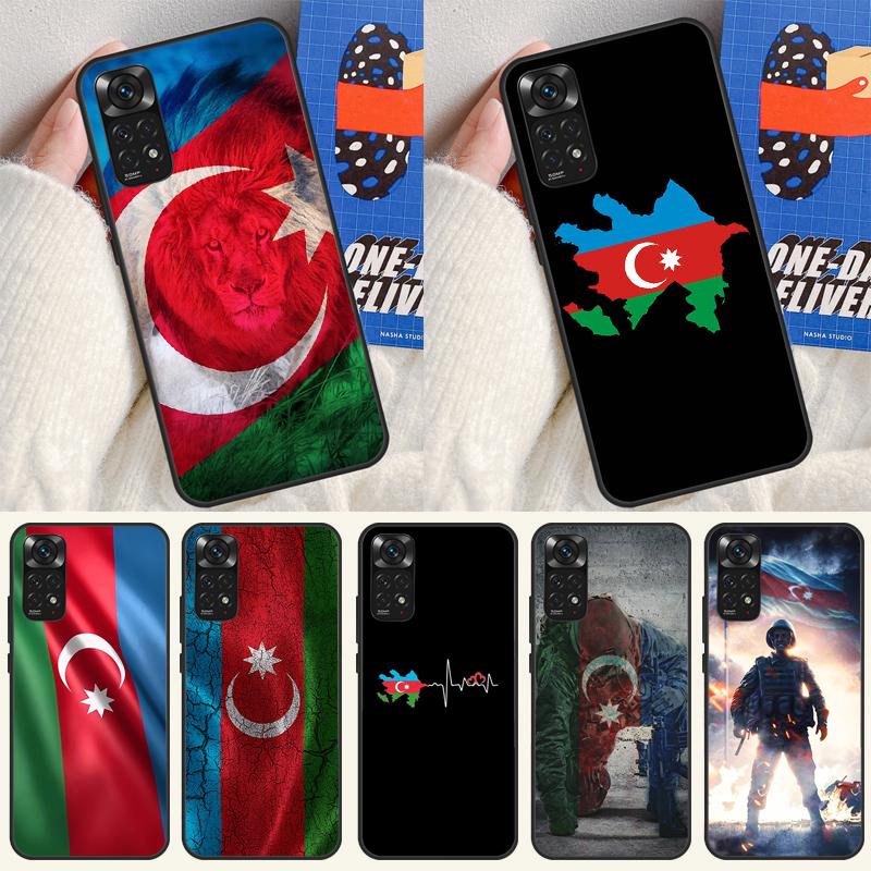 Azerbaijan Flag Case For Xiaomi Redmi Note 13 Pro 14 12 11 9 10 9S 10S 11S 12S Redmi 14C 13C 10C 12C Cover
