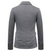 Men's Solid  Long Sleeve Casual Suit Slim Fit  Jacket