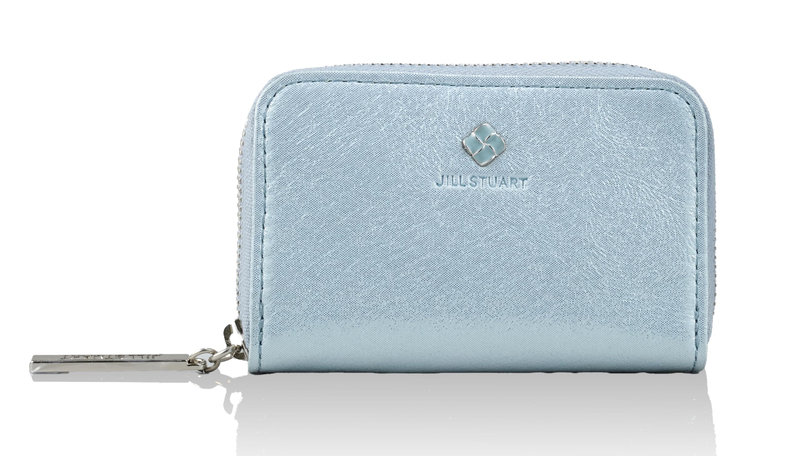 

Coin Purse Pigskin Leather Film Coin Case Slim Wallet Thin Compact Original Charm Included Stylish Adult Cute JSLW4AC1 Ice Blue [JILL STUART] [Breeze]