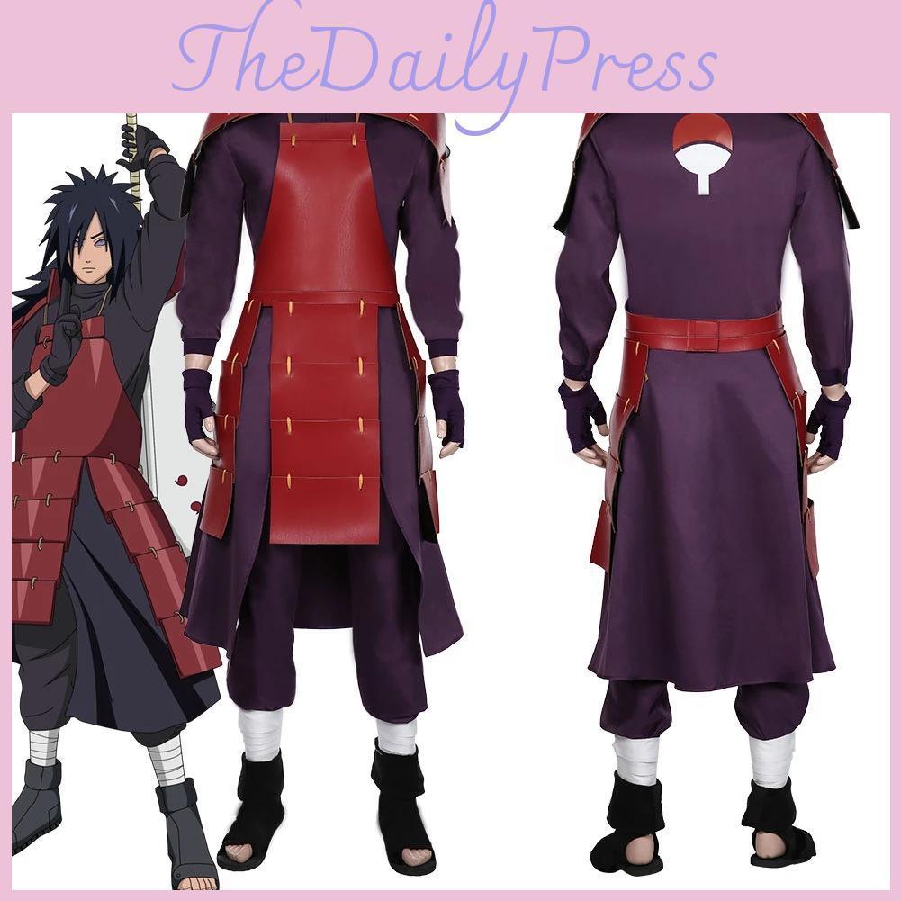 Kostým pro cosplay Naruto Uchiha Madara s vysoce kvalitní polyesterovou tkaninou pro fanoušky anime