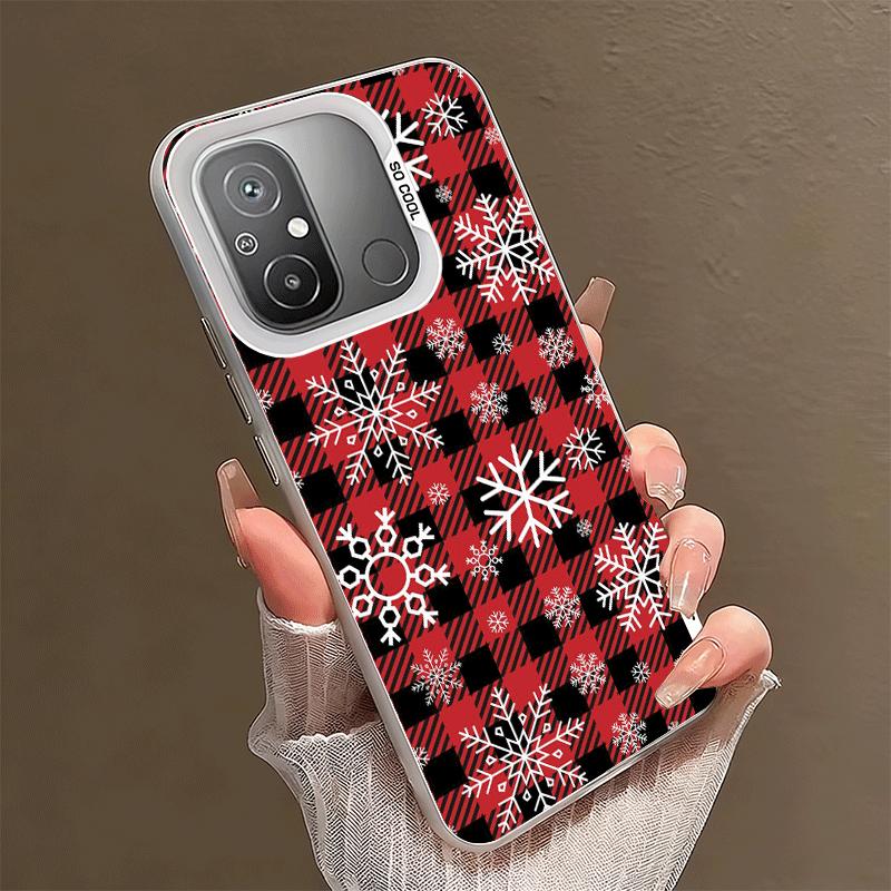 

Snow Snowflake Winter Cold Shockproof Phone Case for Xiaomi Poco X7 X6 X5 X3 Pro F7 Ultra M8 Redmi 15C 15 14C 13C 12C 10C 13 12 Xiaomi Redmi 15 5G
