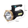 Portable Flashlight Long Range Searchlight Handle for Roadside