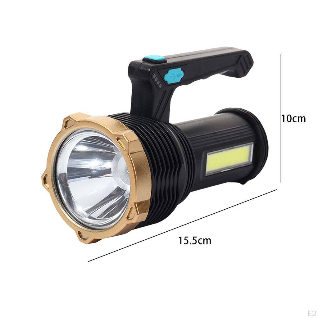 Portable Flashlight Long Range Searchlight Handle for Roadside