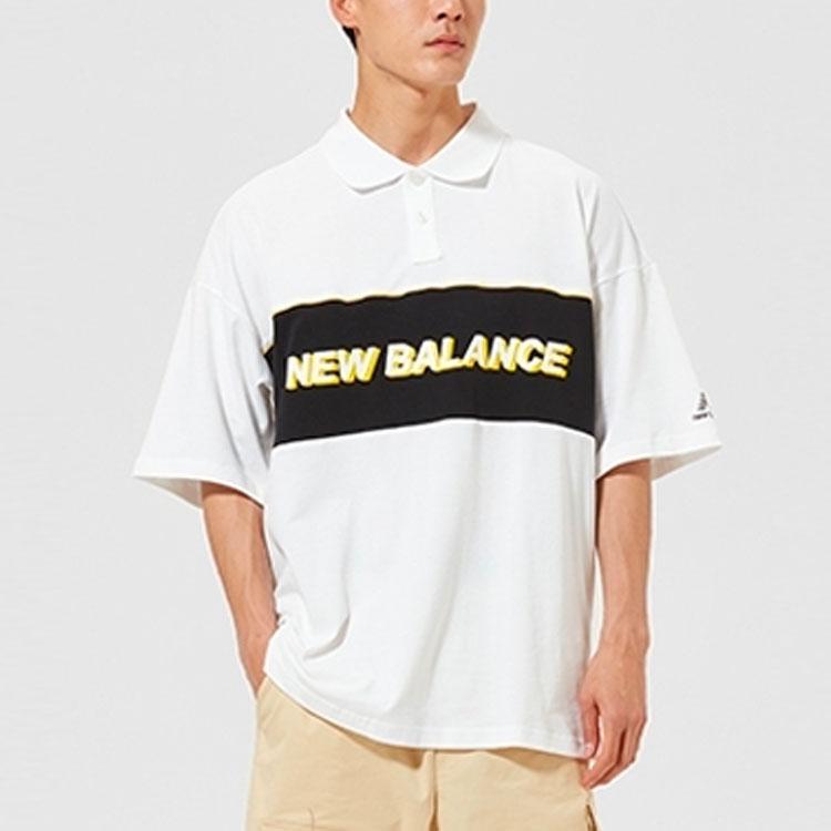 New Balance Polo Shirt Men's White AMT12376-WT