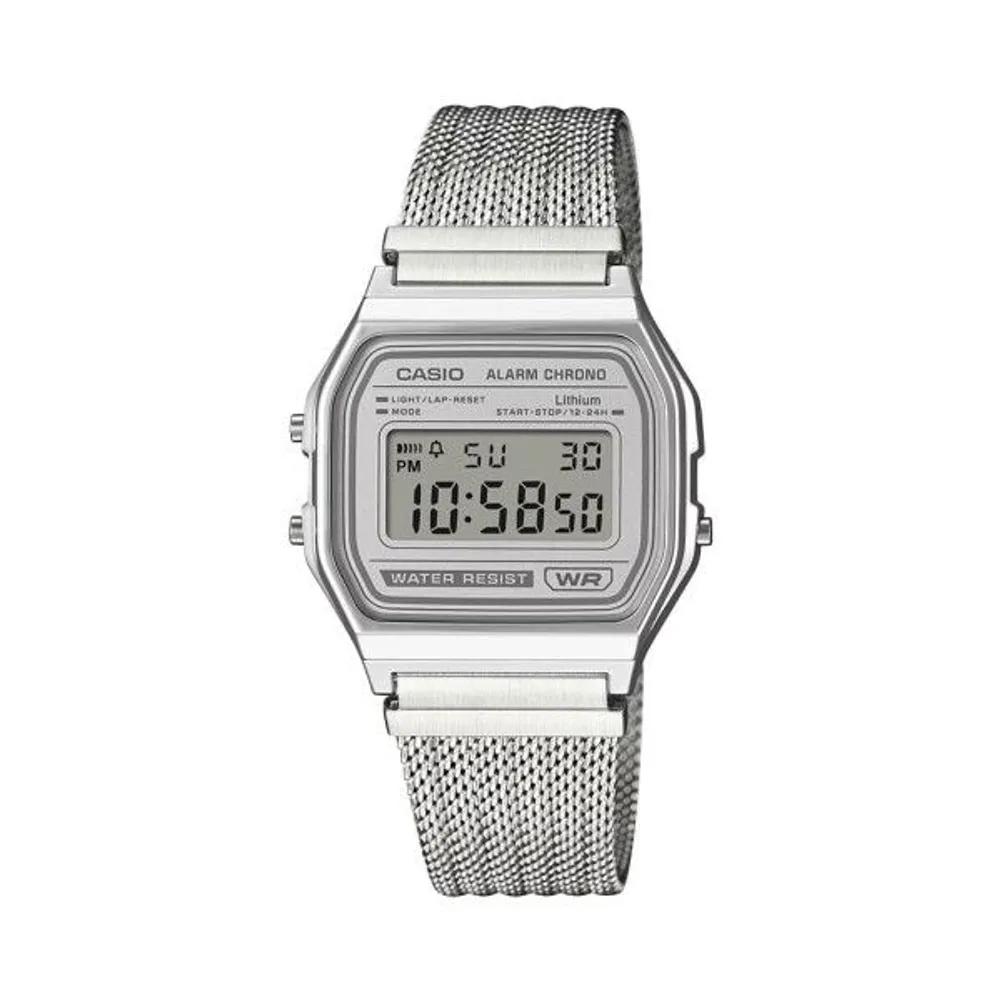 [Cio] A-158WEM-7D Classic Daily Digital Unisex Metal Watch