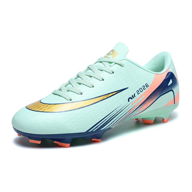 Mens Football Shoes Summer Fashion New FG/TF Lightweight Wear Resistant Indoor Grass Training Competition Soccer Shoes for Man