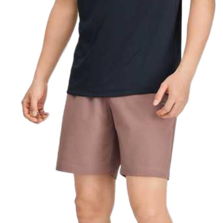 Skechers Solid Color Breathable Quick-Dry Lace-Up Casual Shorts Men Shorts P223M128-0123