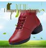 Women's Modern Ballroom Mid-Calf Dance Boots - Soft Sole, Mid-Heel.