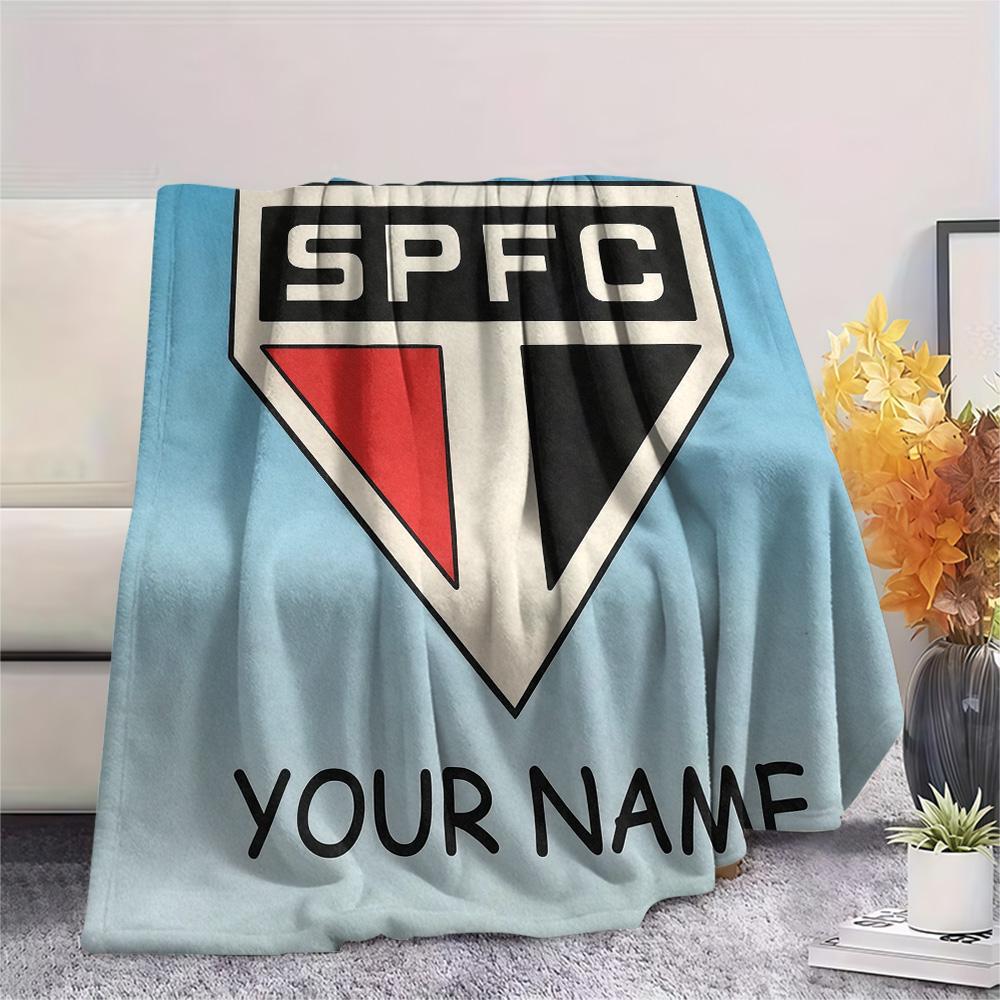 Custom Name SPFC Flannel Blanket, High quality Comfortable for All Seasons, Home Decor, Warmth and Comfort