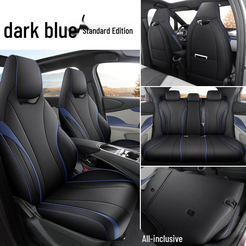 BYD Dolphin Universal Leather Car Seat Cover - All Seasons, Full Coverage