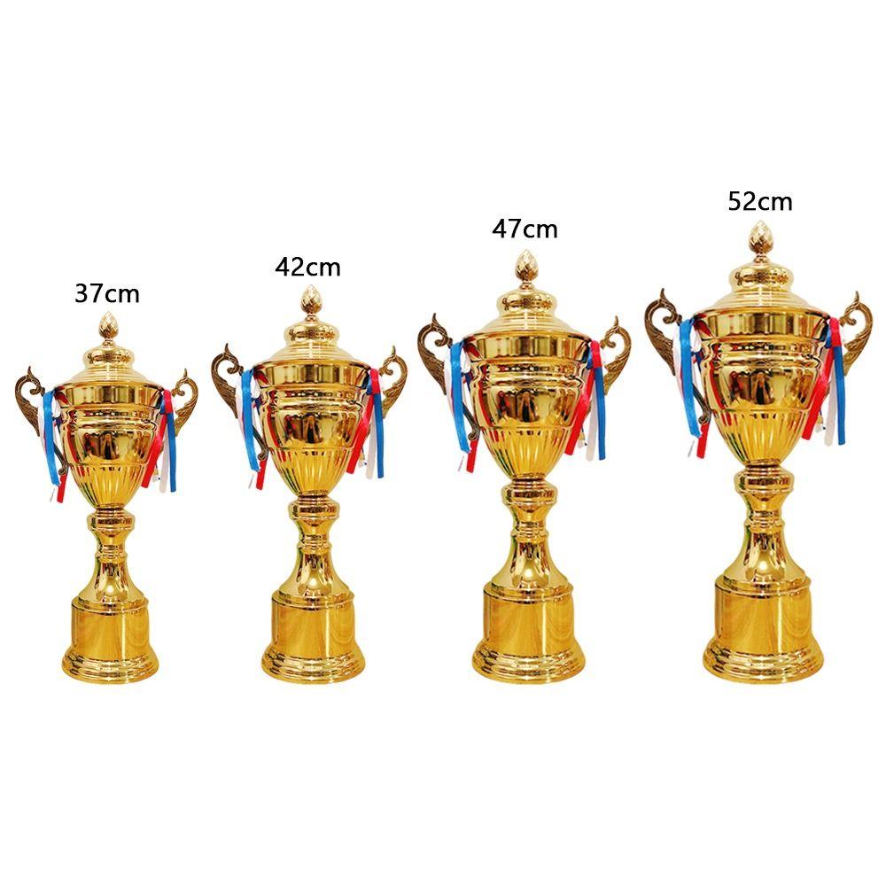 Large Size Metal Trophy Gold Color Competition Trophy New Winner Award Trophy Champion Award