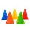 12 Pieces PE Cone Portable Replacing Solid Color 23cm Basketball Football Sport Training Cones Aid Accessories