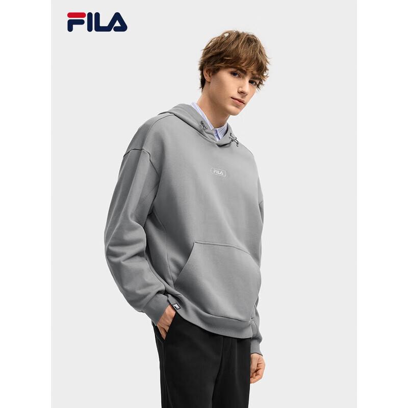 FILA Men s Casual Pure Cotton Knitted Hooded Top M