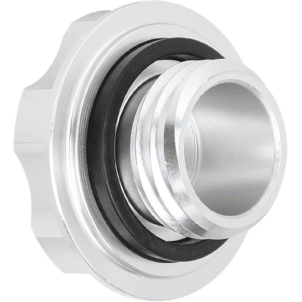 Car Aluminum Alloy Engine Oil Filler Cap Plug Cover Replacement Silver Tone for Honda EK Civic EG Valve Oil Cap