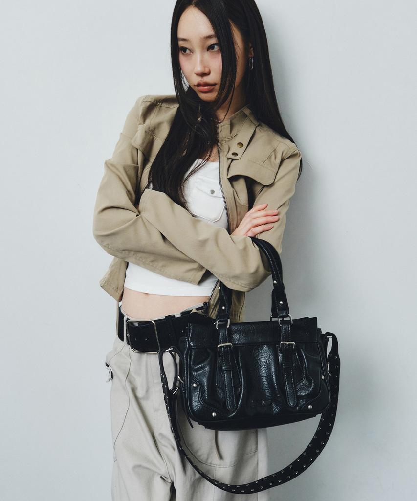Squareline Nox Mini Shoulder Strap_ Black