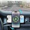 Magnetisches Kabelloses Ladegerät Pad Auto Halterung Armaturenbrett Aufkleber Halterung Für iPhone 15 14 13 12 Pro Max Für Tesla Schnellladestation
