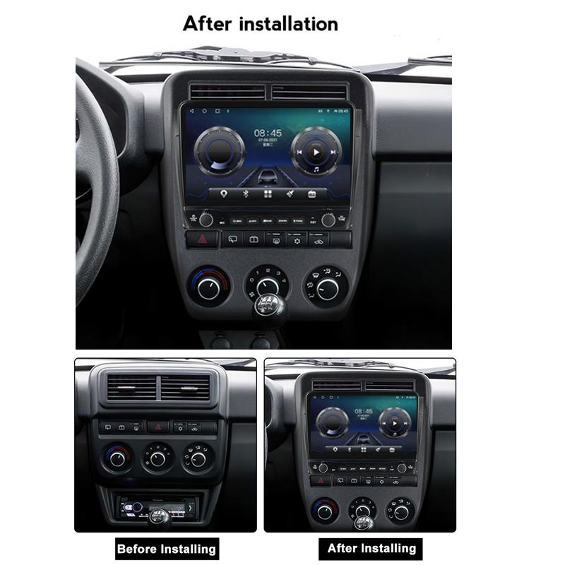 Android Auto Radio Für LADA NIVA 2022 Mit Taste Knopf 10 Zoll Multimedia Player Navigation GPS Carplay 2 + 32GB