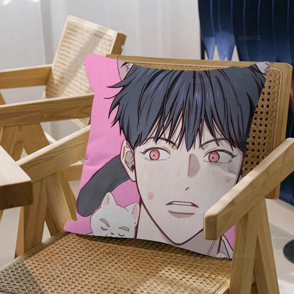 Anime Vampires MIGNON BL Office Cushion Pillowcase Car Cushion Cover45X45CM Lumbar Pillowcase Sofa Pillowcover