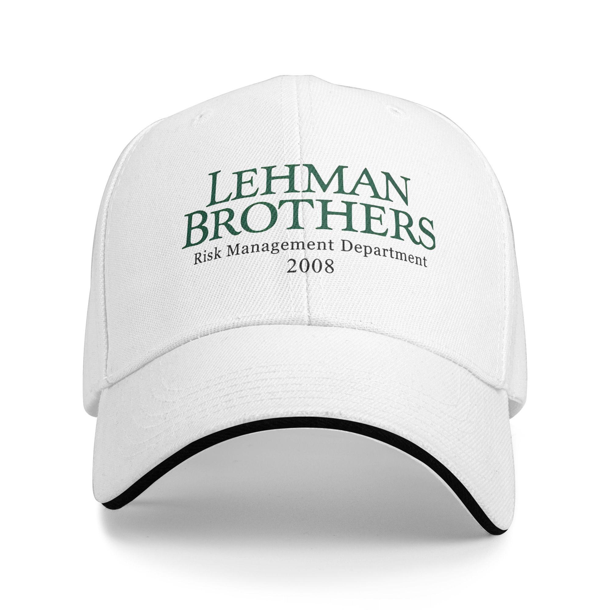 LehUnisex Brothers Summer Internship Baseball Cap Popular Risk UnisexageUnisext Sandwich Hats Unisex Women Adjustable Headwear Outdoor One Size
