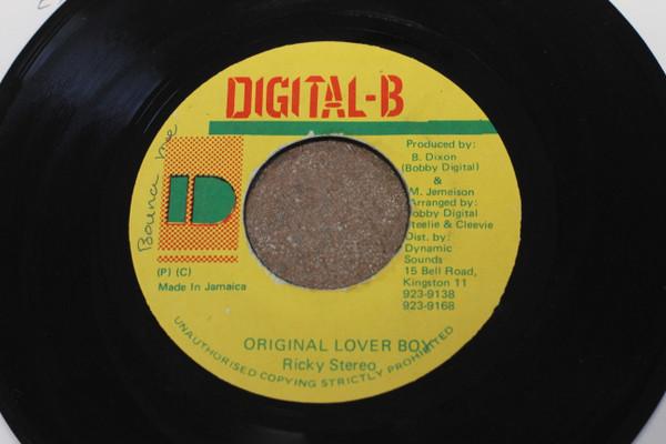 

7inch Record RICKY STEREO Original Lover Boy NONE DigitalB Jamaica Reggae Ska Dub Used
