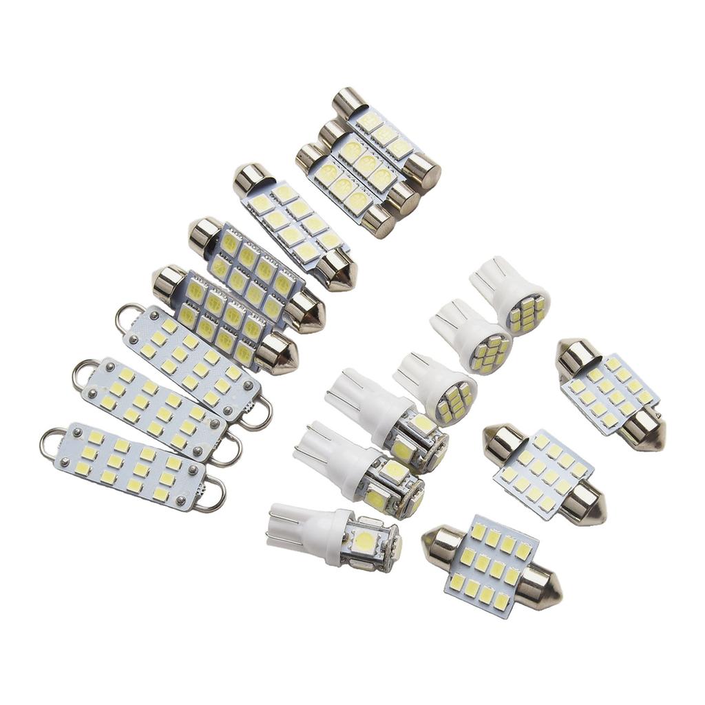 18x Innen DC 12V 6000K LED Lichter Paket Kit Für 1999-2004 Jeep Grand Cherokee WJ LED COB Reverse Licht