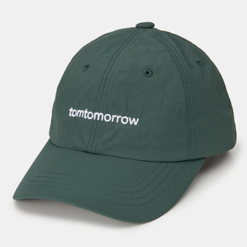 Tomtomorrow Nylon Signature Logo Ball Cap [deep Green]