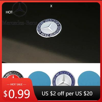 Car Sticker Car Metal 57mm Front Hood Badge Logo For Mercedes Benz AMG W177 W253 X253 X205 GLC/GLE/ML-class A0008171901 Sticker