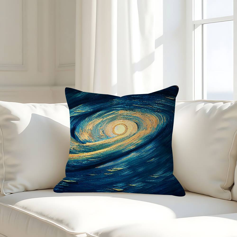 Van Gogh Famous Painting Cushion Cover Car Throw Pillow Case For Sofa Car Christmas Gift 40x40cm 45x45cm