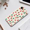 For iPhone 17 Air Case Red and Green Socks Pattern Printing Straight Edge TPU Phone Back Cover