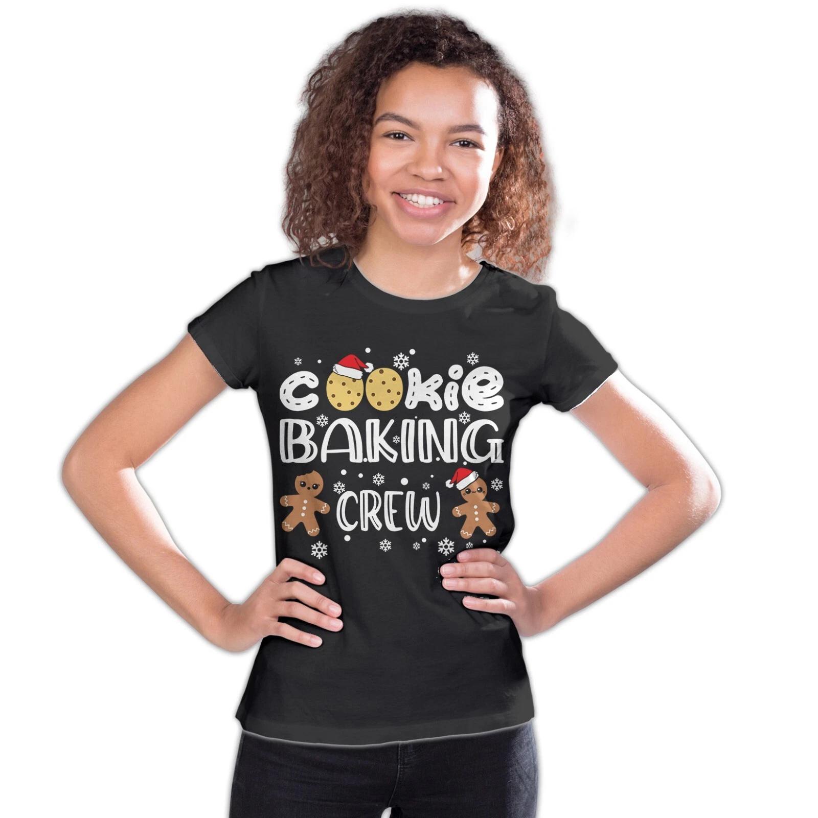 Christmas Cookie Baking Crew Gingerbread Men Matching Family Official Youth Tees 120