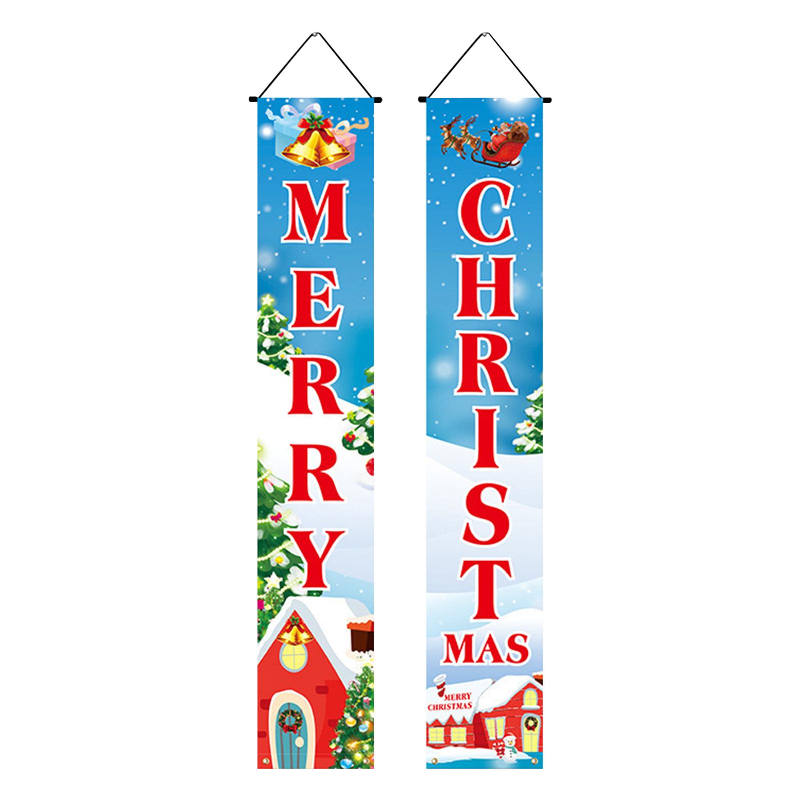

Christmas Decoration Door Couplets, Merry Christmas Couplets, Party Party Decorations