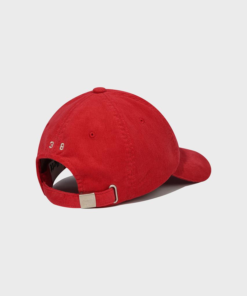 FALLETT Brush Logo Ball Cap Red