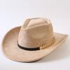 Beliebte europäische und amerikanische klassische Wildleder-Western-Cowboyhüte, Retro-Mode-Cowboyhüte für Herren und Damen