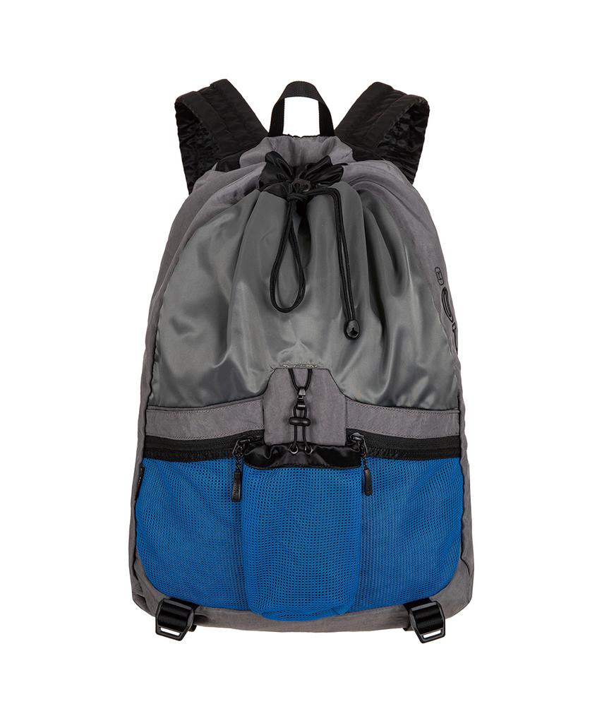 Somewhere Outside Hiking Company Soft Nylon Drawstring Backpack_Charcoal