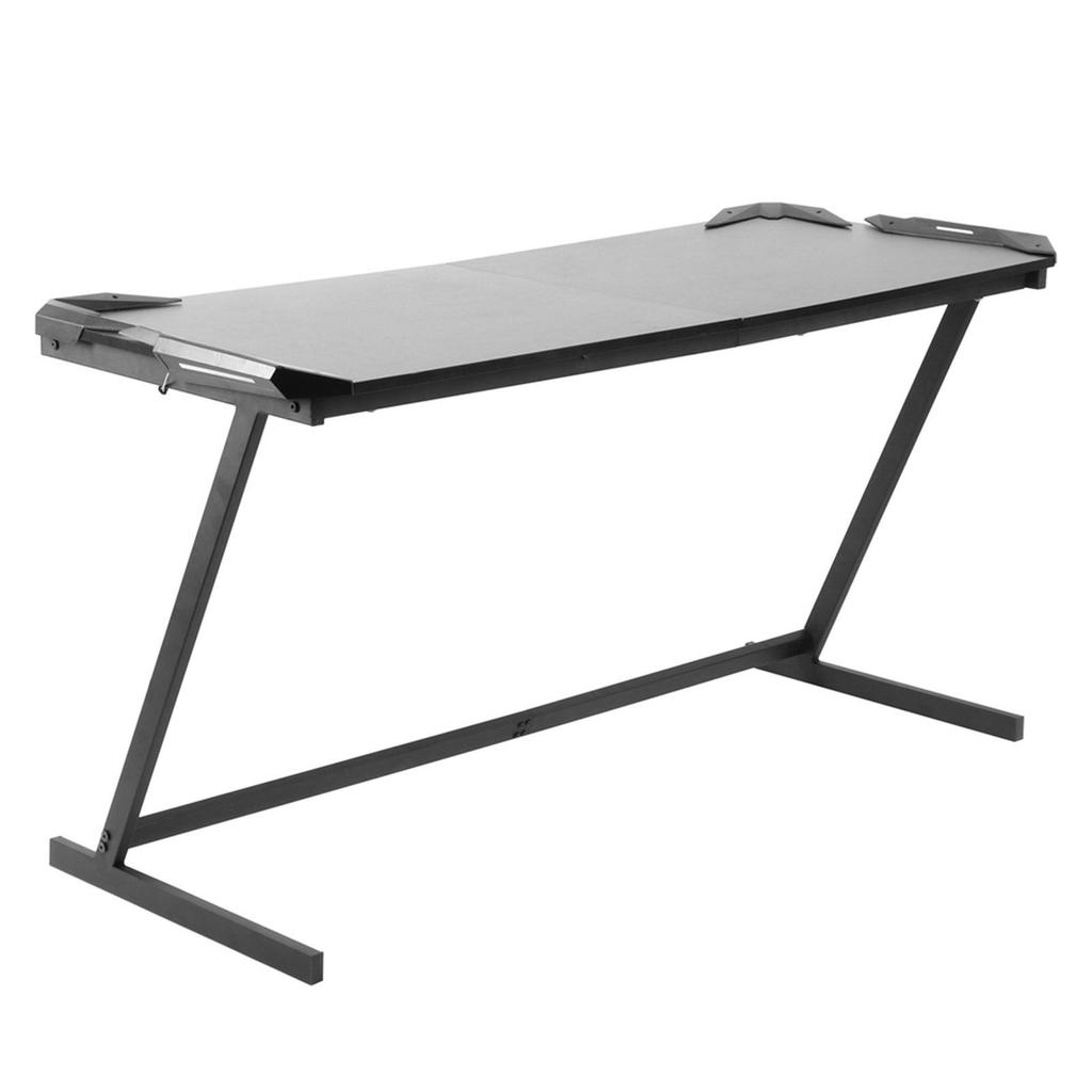 Gaming Furniture Z Shaped Large Computer Table PC Gaming Desk with RGB LED Light Home Furniture Gaming Supplies RGB Gaming Table