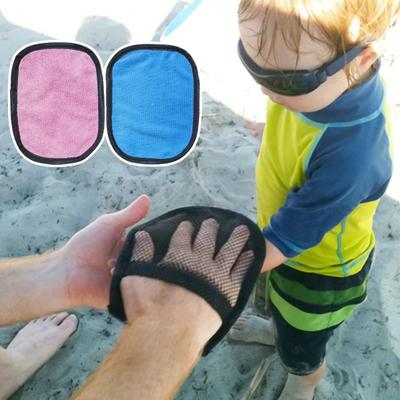 1/4 Adet Kum Temizleyici Plaj Kumu Temizleyici Eldivenler Cilt Dostu Etkili Temizlik Kullanımı Kolay Kum Temizleme Çantası Temizlik Eldivenleri