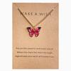 European and American Hot-selling Bohemian Alloy Butterfly Pendant Necklace Pendant Set Collarbone Chain Jewelry Card Pack