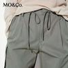 MO&Co. Women's High-Waisted Cargo Parachute Pants