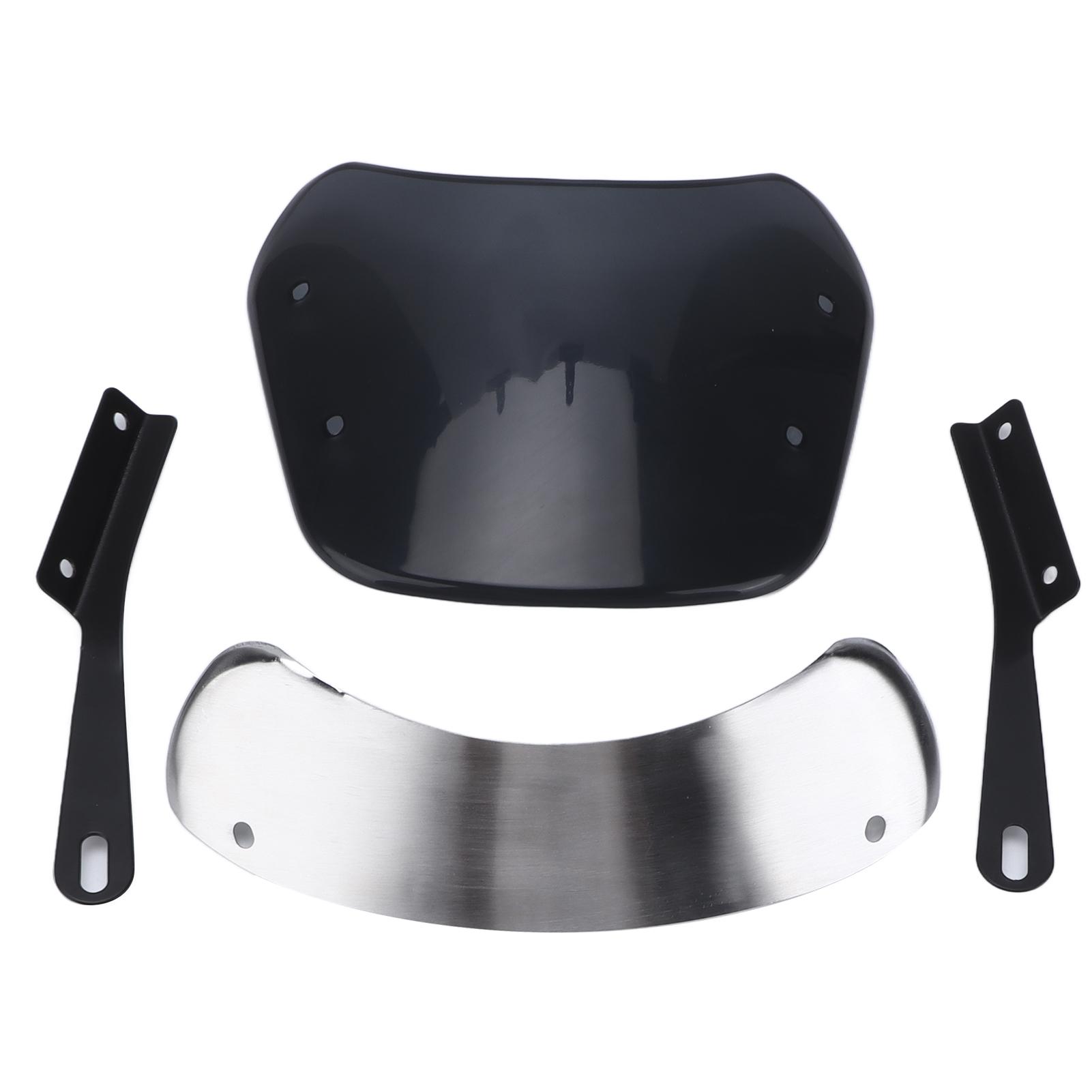 

Защитное ветровое стекло мотоцикла, ветроотражатель, ретро-дизайн, универсальный мотоциклетный аксессуар, дымчатый