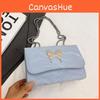 Shoulder Crossbody Fashion Bag With Butterfly Decoration And Chain Design Strap