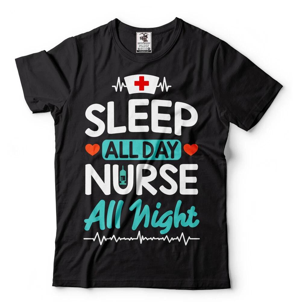 Nurse T-shirt Nursing RN Medical Worker Tee Shirt 3XL
