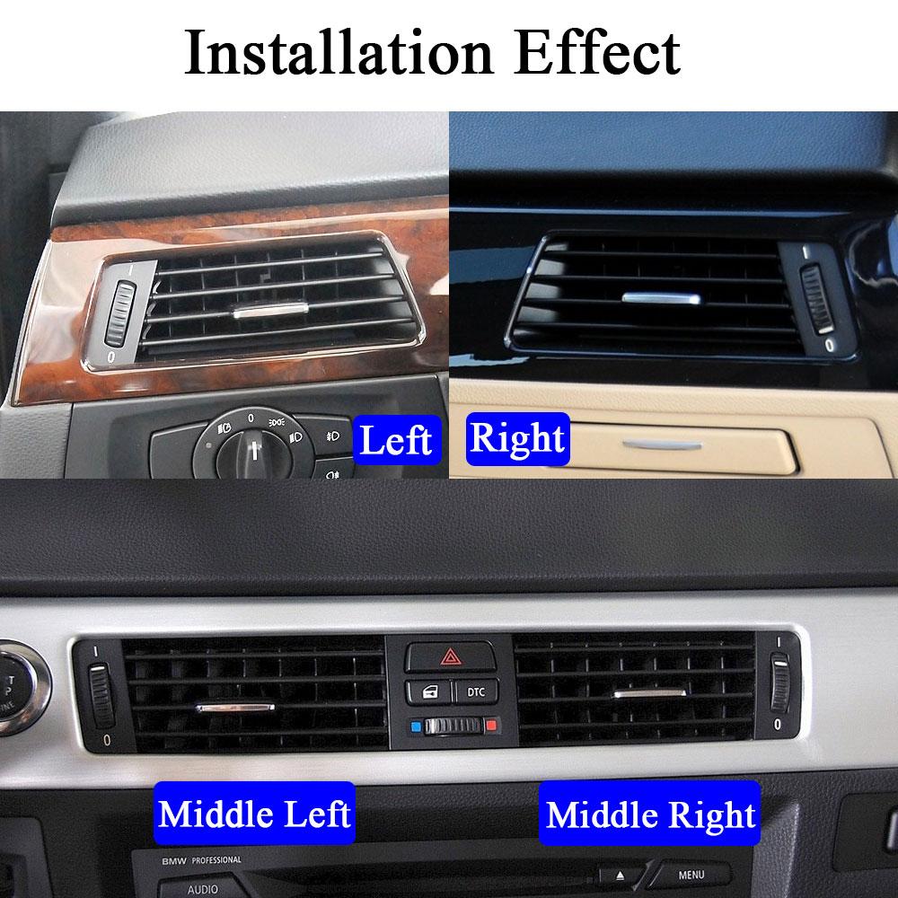 Kit de reparații pentru grila de aerisire pentru aer condiționat din față pentru bord pentru BMW Seria 3 E90 E91 E92 E93 2005 2006 2008 2009 2010