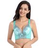 Biustonosz Push Up Biustonosze Plus Size dla Kobiet 100 105 C D Zebrane Seksowna Koronkowa Bielizna Bez Fiszbin Biustonosz Kwiatowy Bezszwowy Bralette